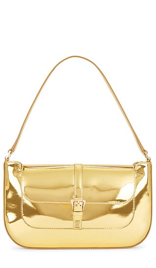 Miranda Shoulder Bag in Gold | Revolve Clothing (Global)