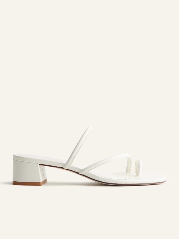 Meena Toe Ring Block Heel Sandal | Reformation (US & AU)