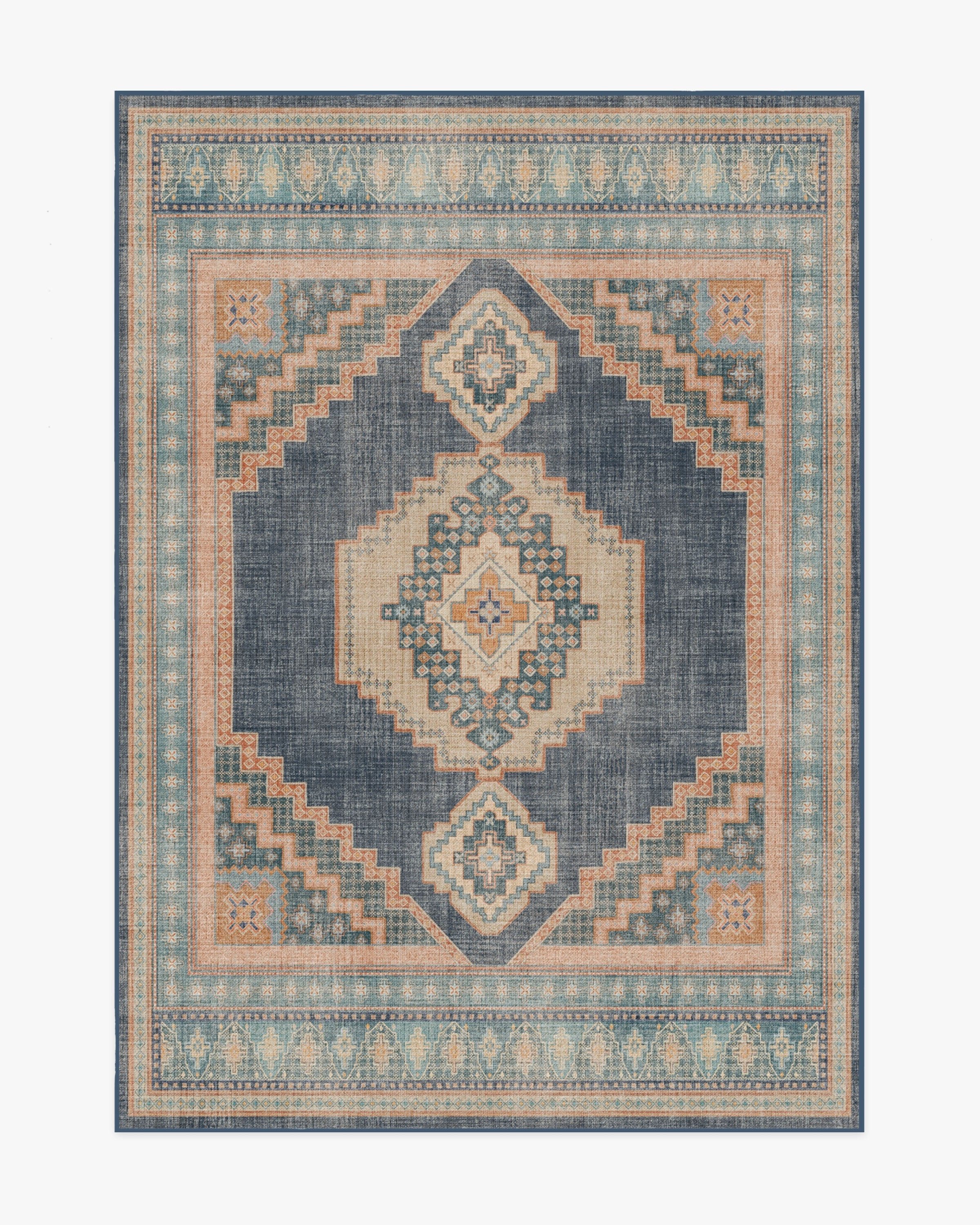 Rayne Soft Navy Rug | Ruggable