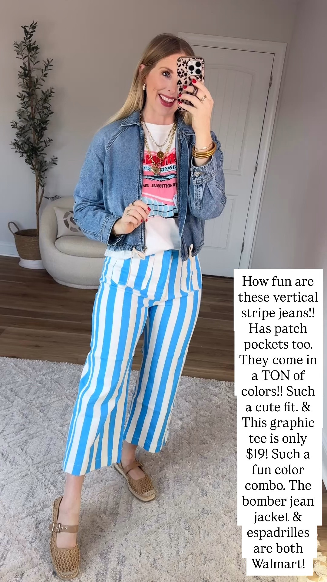 Amazon outfit idea! This blue and white striped pants are so cute with this graphic tee! 

#LTKootd #LTKSaleAlert