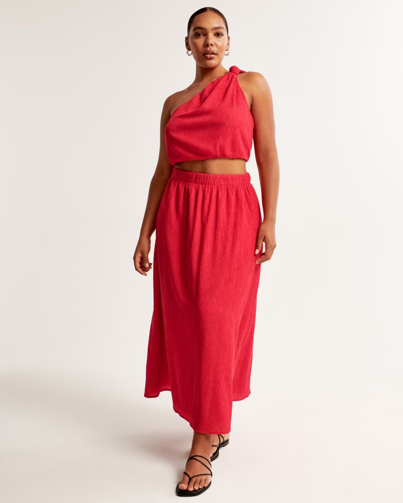 Women's Crinkle Flowy Maxi Skirt | Women's | Abercrombie.com | Abercrombie & Fitch (US)
