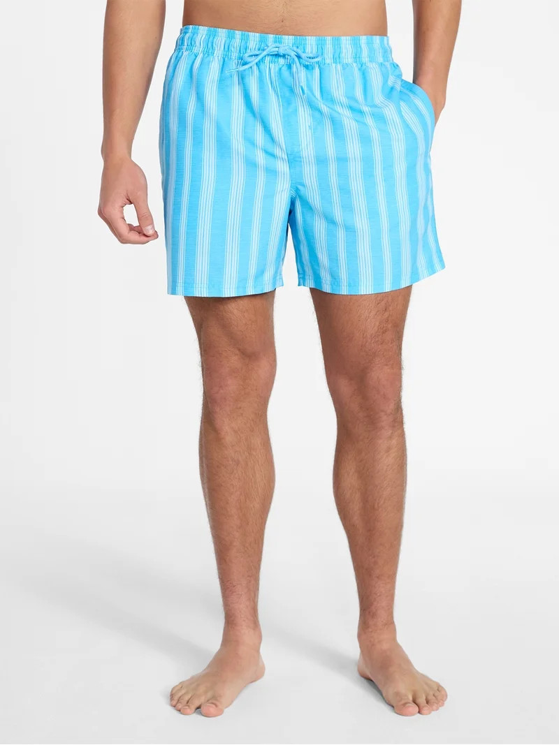 No Boundaries Swim Trunks, 5" Inseam, Men's S-5XL | Walmart (US)