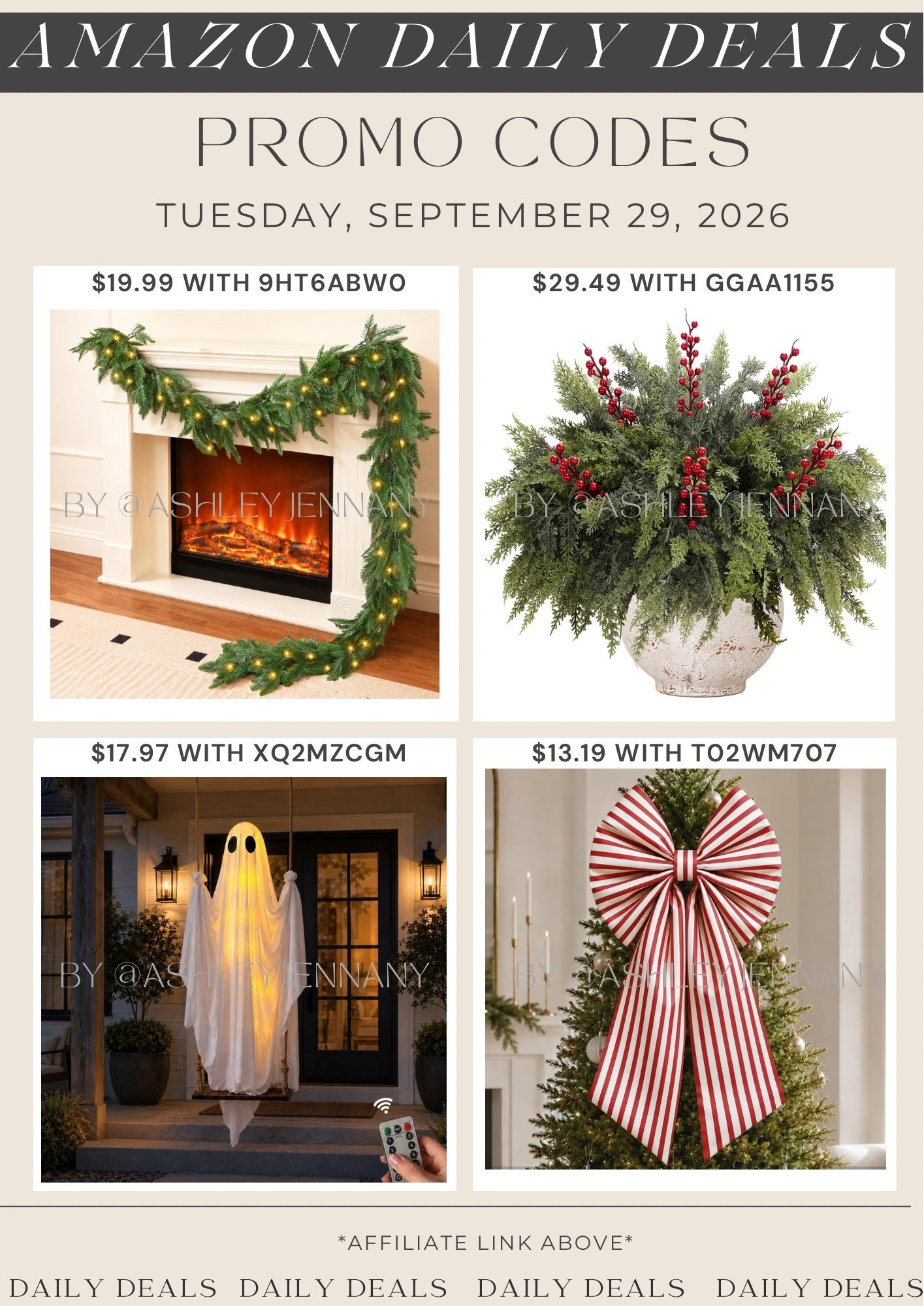 Amazon deals

#LTKSeasonal #LTKHome #LTKSaleAlert