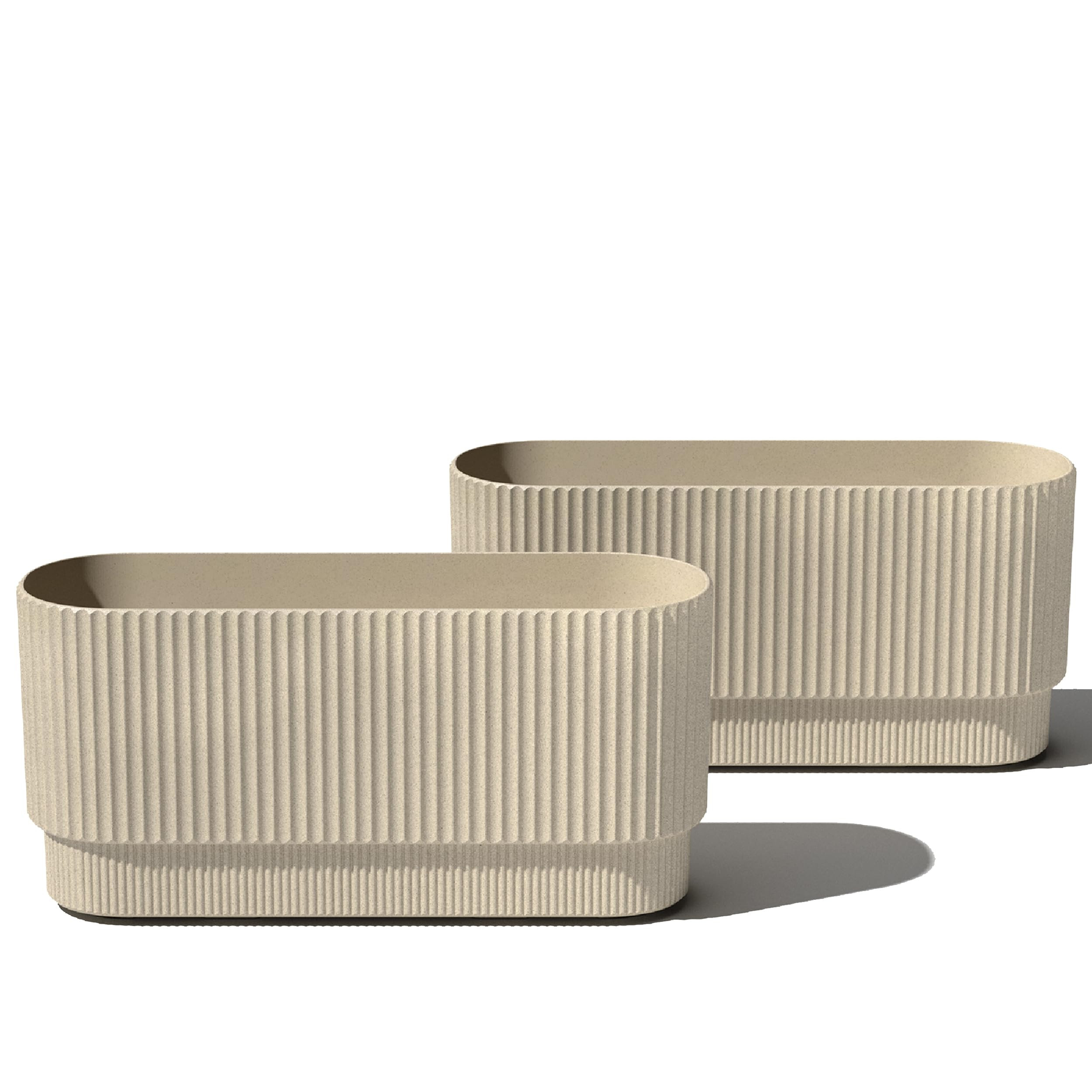 Veradek Demi Series Long Planter for Porch, Patio, Backyard | Durable Plastic-Concrete Material |... | Amazon (US)