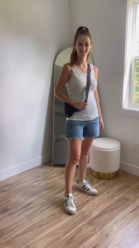Found the perfect maternity shorts for summer! I’m 18 weeks pregnant and wearing a size 25. 

#LTKFindsUnder100 #LTKVideo #LTKBump