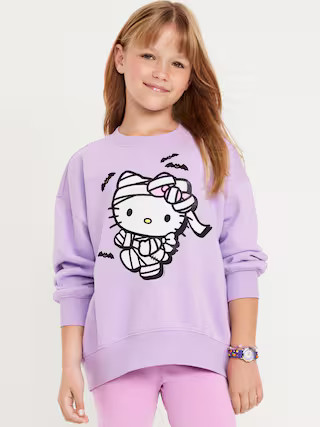 Hello Kitty® Oversized Graphic Tunic Sweatshirt for Girls | Old Navy (US)