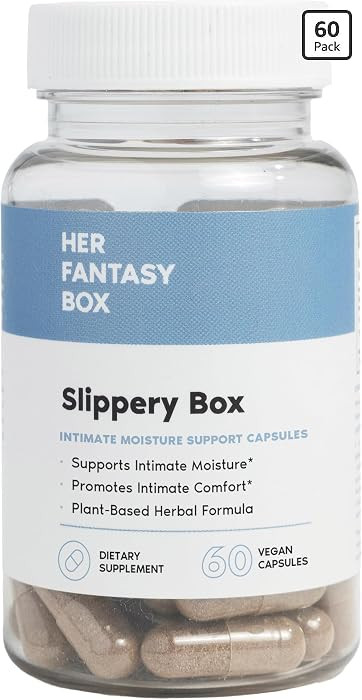Her Fantasy Box | Slippery Box | Fast-Acting Slippery Elm Capsules for Feminine Wellness & Intima... | Amazon (US)
