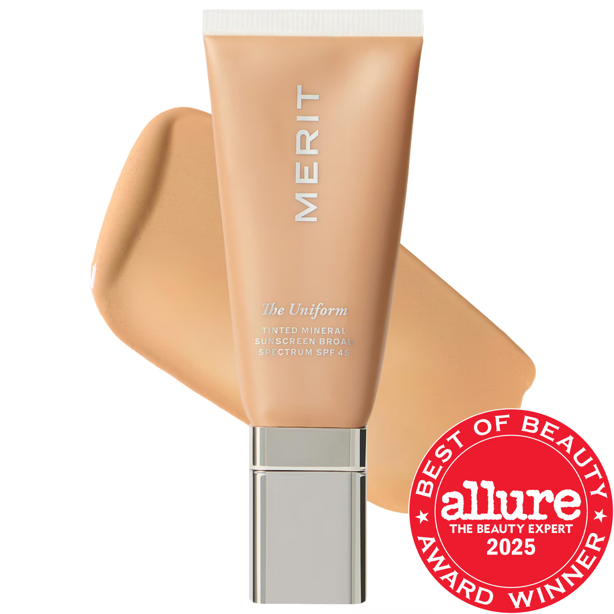 MERIT The Uniform Tinted Mineral Sunscreen Broad Spectrum SPF 45 20 1.7 oz/50 mL | Sephora (US)