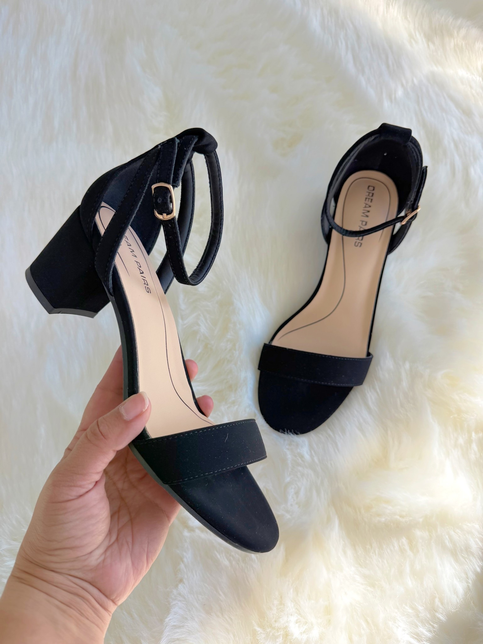 Amazon strappy block heel party shoes on sale for under $25! Great sandals for formal wear, holiday party, wedding guest outfits, date night or casual wear. Comfortable heel height (just over 2”) with a padded footbed making them perfect for any event. I wore these shoes to 3 events in the past week and they’re one of my most comfortable pairs of heels. Can you believe they’re from Amazon?! 

#LTKFindsUnder50 #LTKWedding #LTKHoliday