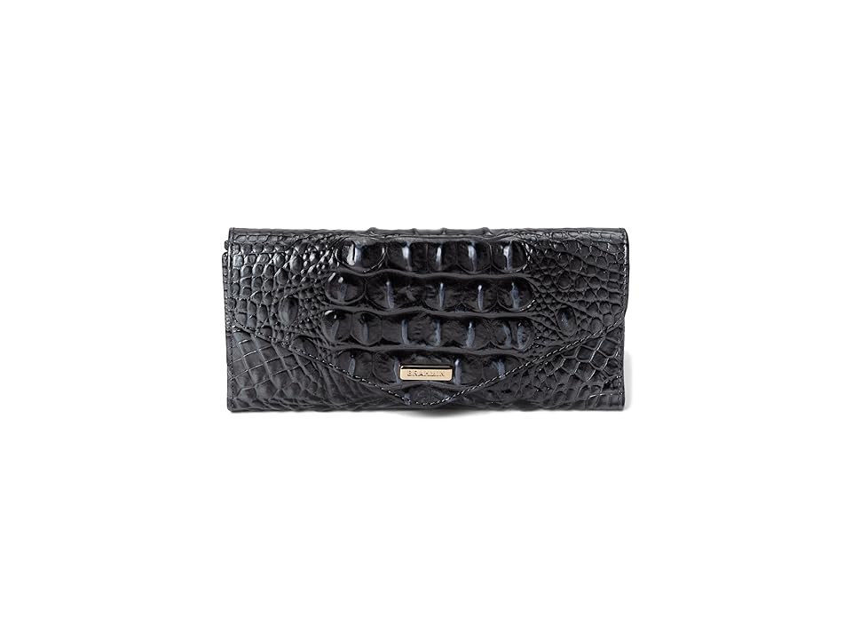 Brahmin Veronica Wallet Women's Handbags Charcoal 1, Leather | Zappos
