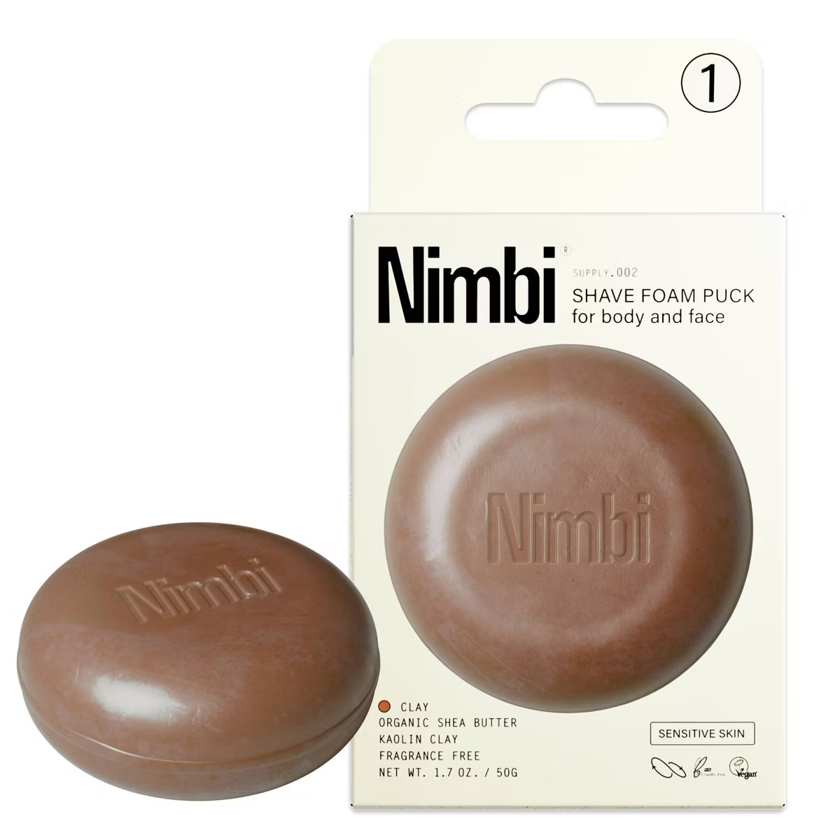 Nimbi Shaving Puck - Clay - 1.7oz | Target