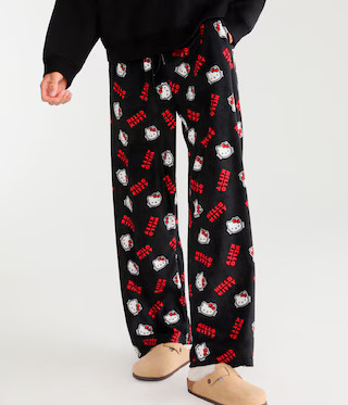 Hello Kitty | Aero Classic Kitty Polyfleece Sleep Pants | Aeropostale