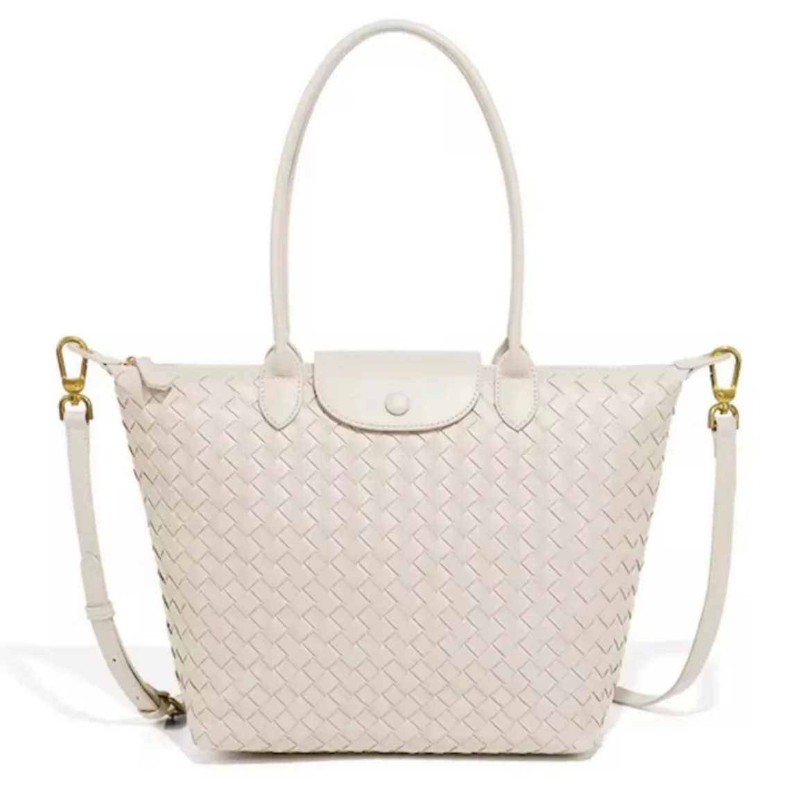 Ivory Quilted Rowan Crossbody (Large) | Sea Marie Designs
