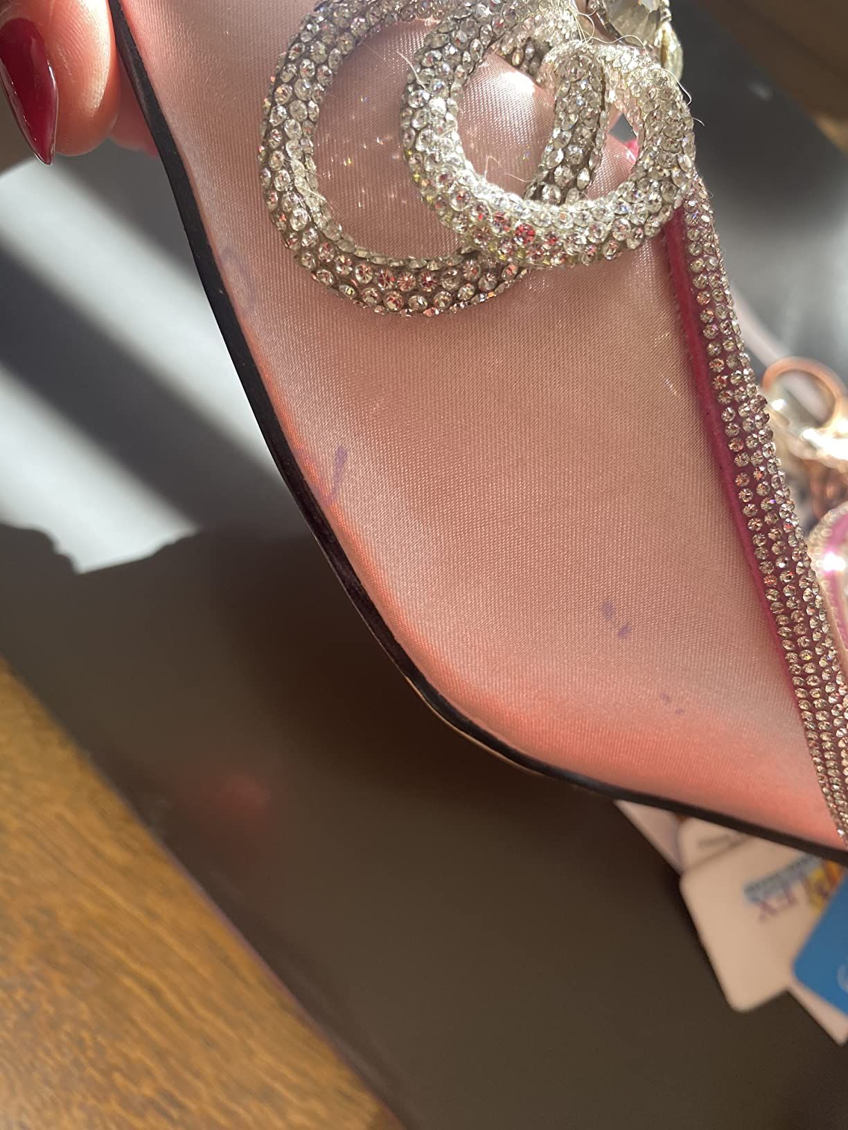 Arqa Women's Rhinestone Bow Heels Ankle Strap Slingback Pumps Satin Wedding Stiletto Dress High H... | Amazon (US)