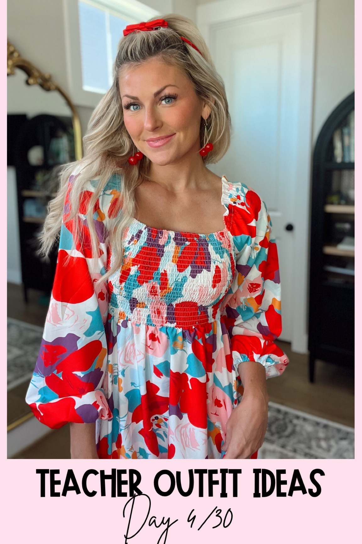 Teacher outfit ideas day 4/30♥️🍒 dress size: M


#LTKFindsUnder50 #LTKSeasonal #LTKStyleTip
