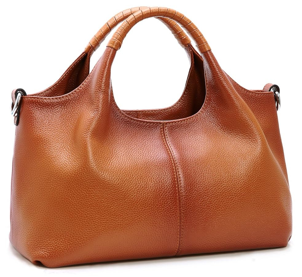 Iswee Genuine Leather Shoulder Bags Purses and Handbags for Women Satchel Designer Cross Body Hob... | Amazon (US)