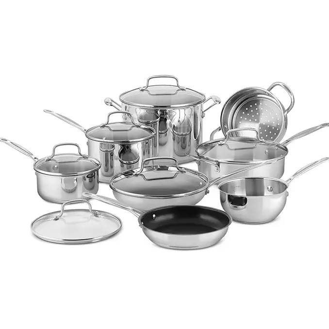 Cuisinart Chefs Classic 14-pc. Stainless Steel Set | REBEL (formerly Rebelstork)