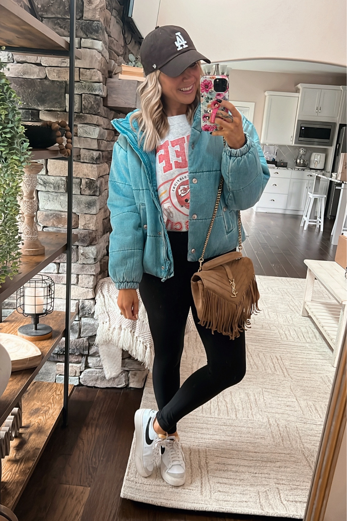 Football Sunday outfit, Kansas City chiefs, chiefs sweater, Abercrombie outfit, cozy outfit, comfy clothes, joggers, Abercrombie bra, Abercrombie football sweater, Abercrombie black joggers, Amazon leggings, American Eagle, American Eagle Jacket, YSL, YSLpurse

#LTKMostLoved #LTKSeasonal