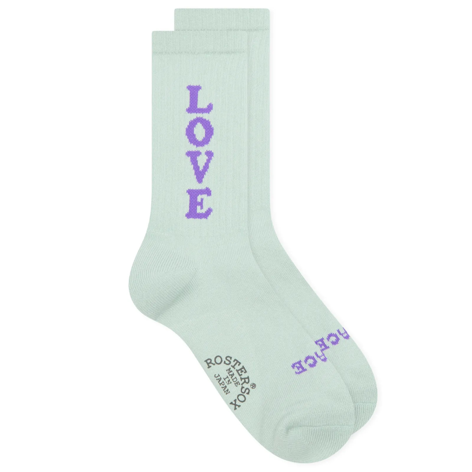 Rostersox Love Socks in Green, Size Large | END. Clothing