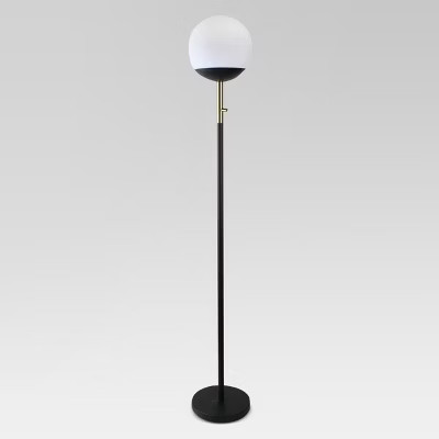 Globe Head Floor LED Lamp Black (Includes Energy Efficient Light Bulb) - Project 62™ | Target