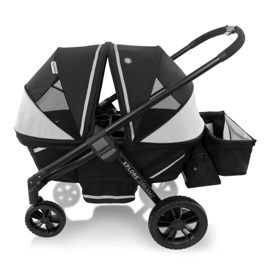 Pivot Xplore Dreamz All-Terrain Stroller Wagon with Bassinet Insert - Evenflo® Official Site | Evenflo