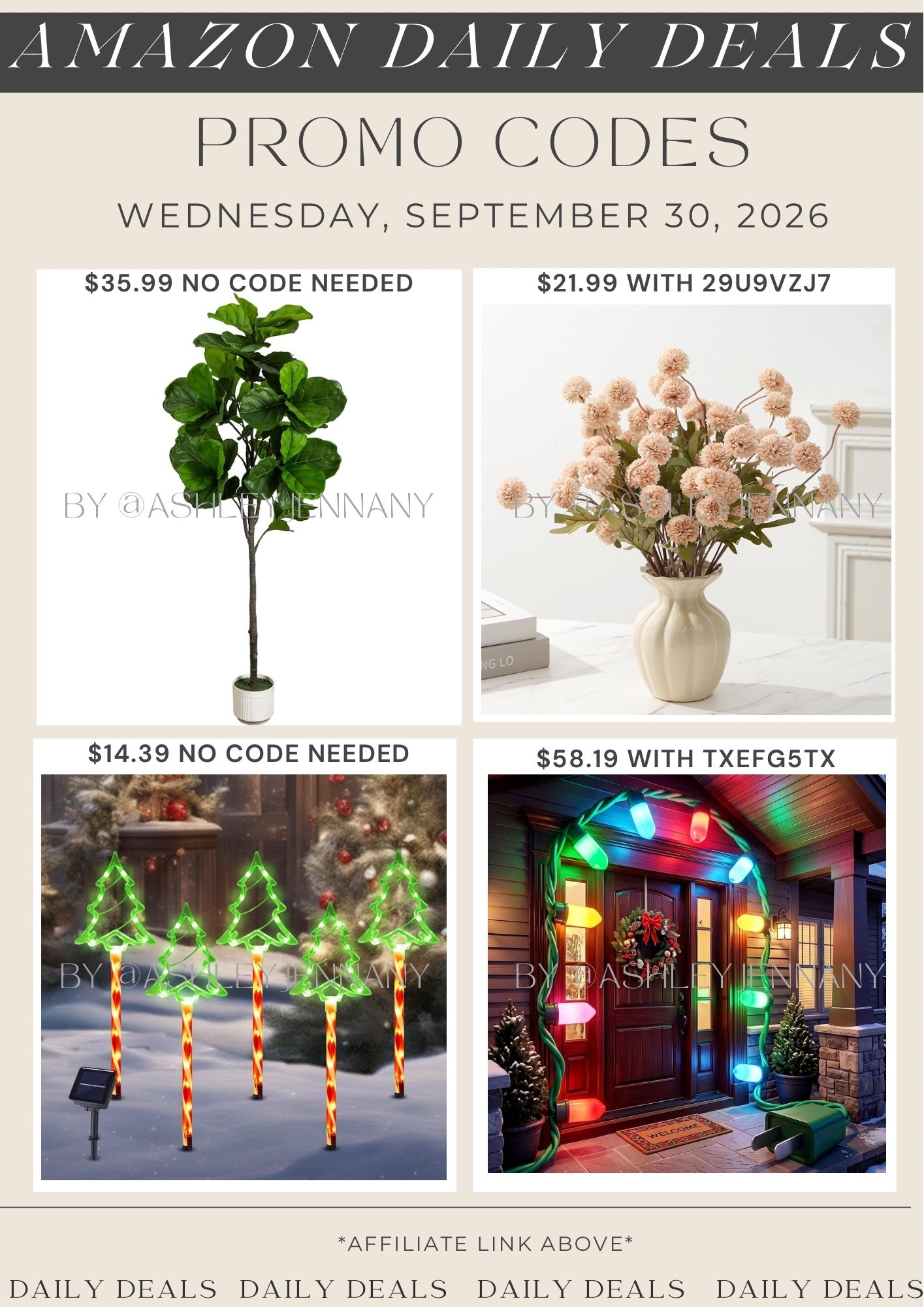 Amazon deals

#LTKSeasonal #LTKHome #LTKSaleAlert