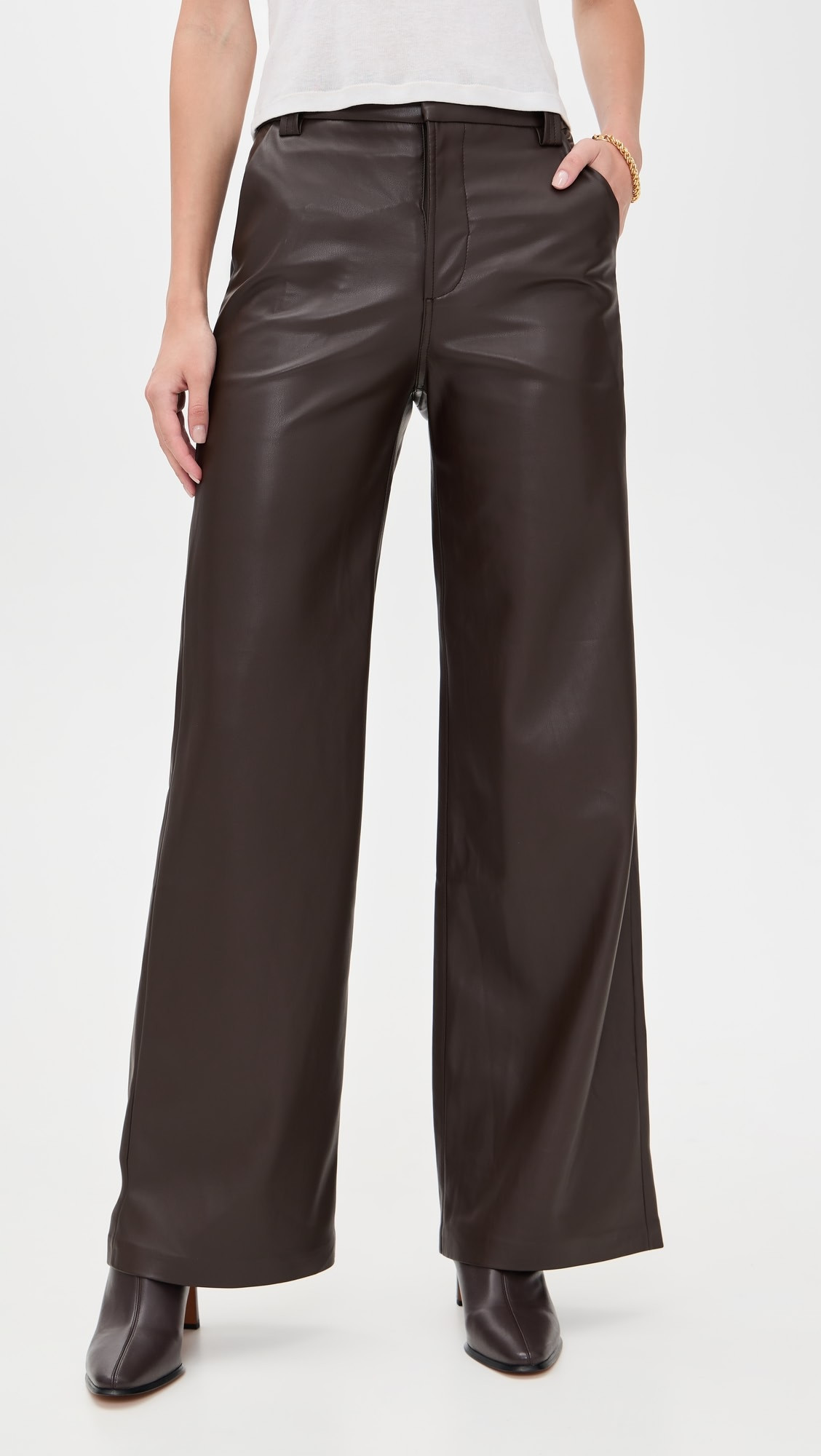 The Mia Vegan Leather Trousers | Shopbop
