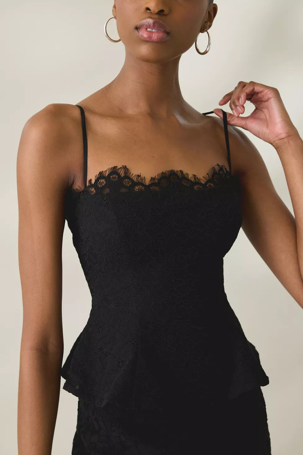 AFRM Ari Lace Peplum Cami Top | Urban Outfitters (US and RoW)