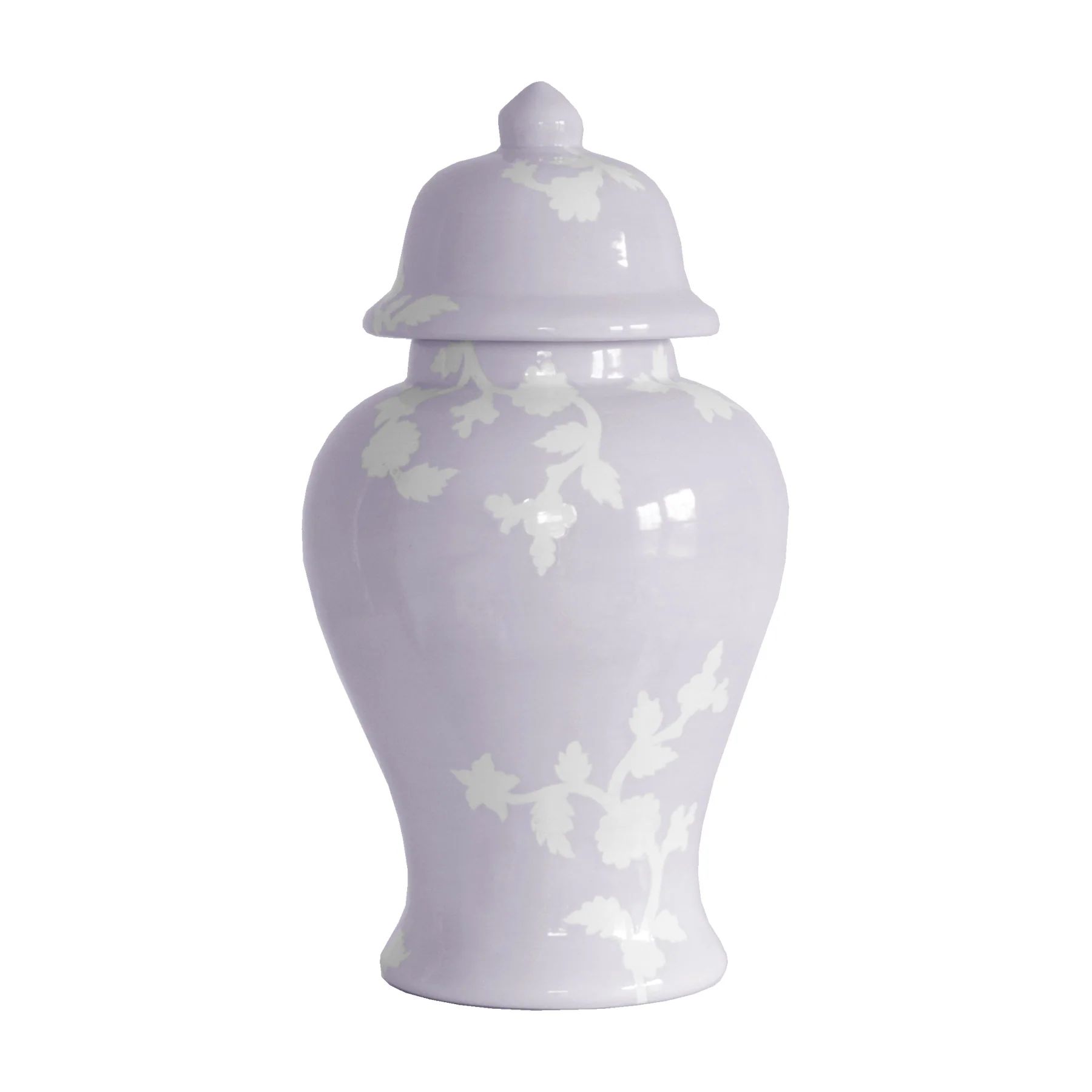 Chinoiserie Dreams Ginger Jars in Light Lavender | Ruby Clay Company
