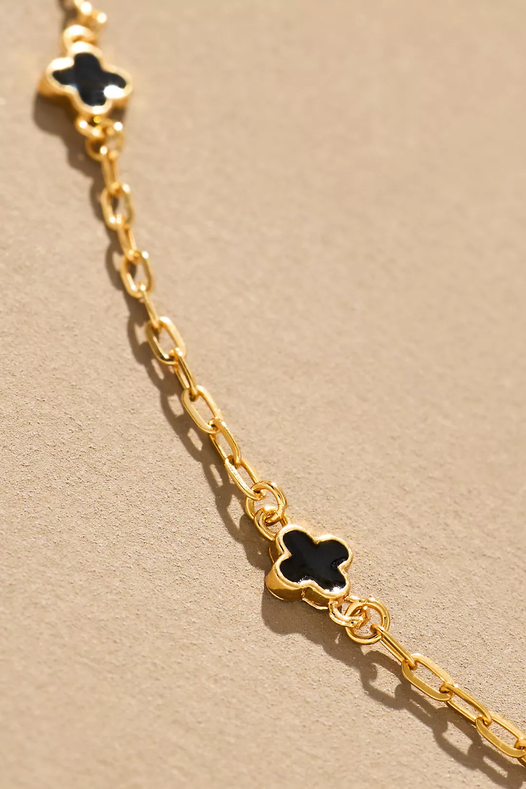 Tiny Clover Chain Necklace | Anthropologie (US)