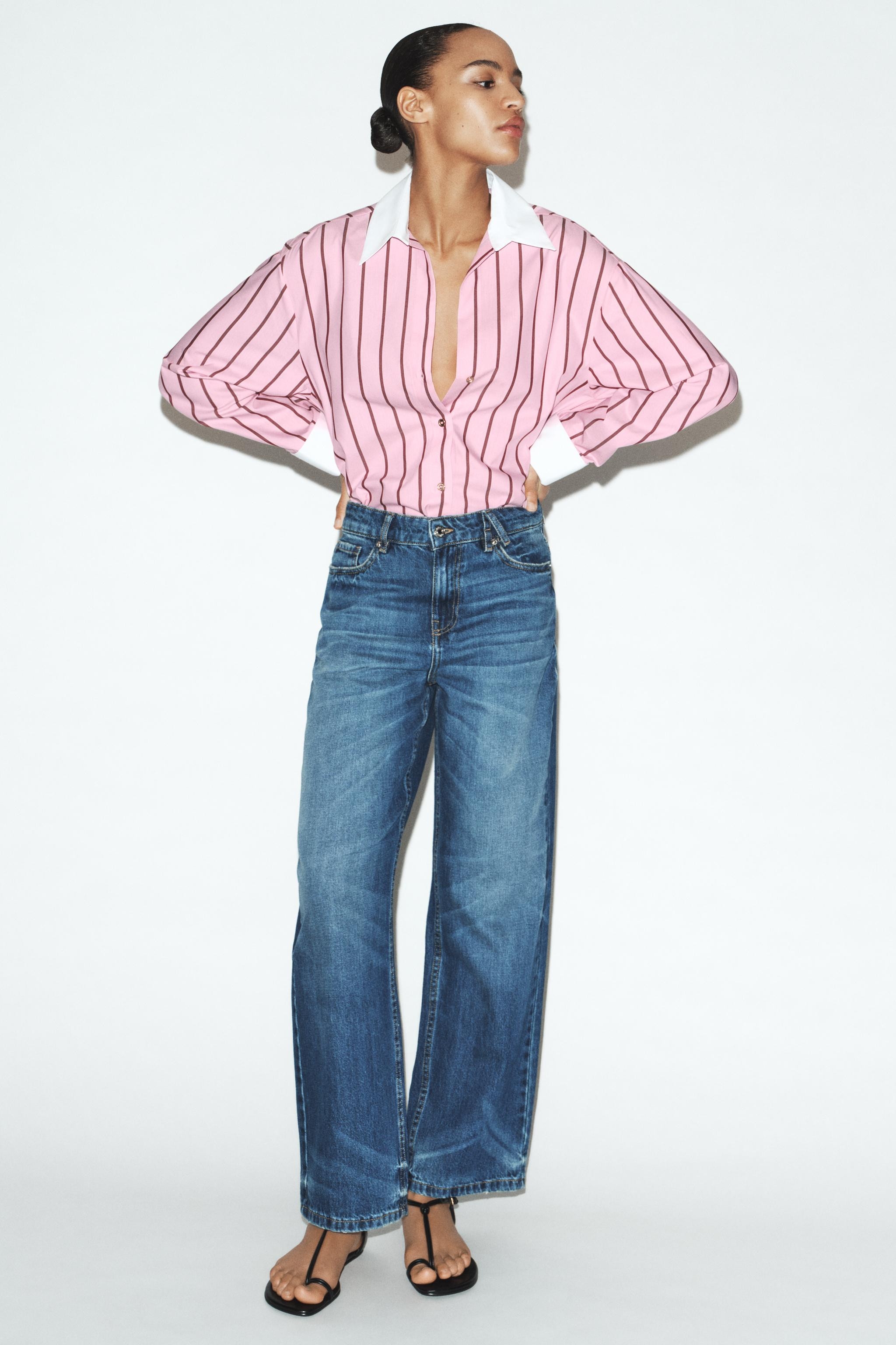 Z1975 HIGH-WAIST STRAIGHT-LEG JEANS | Zara AU