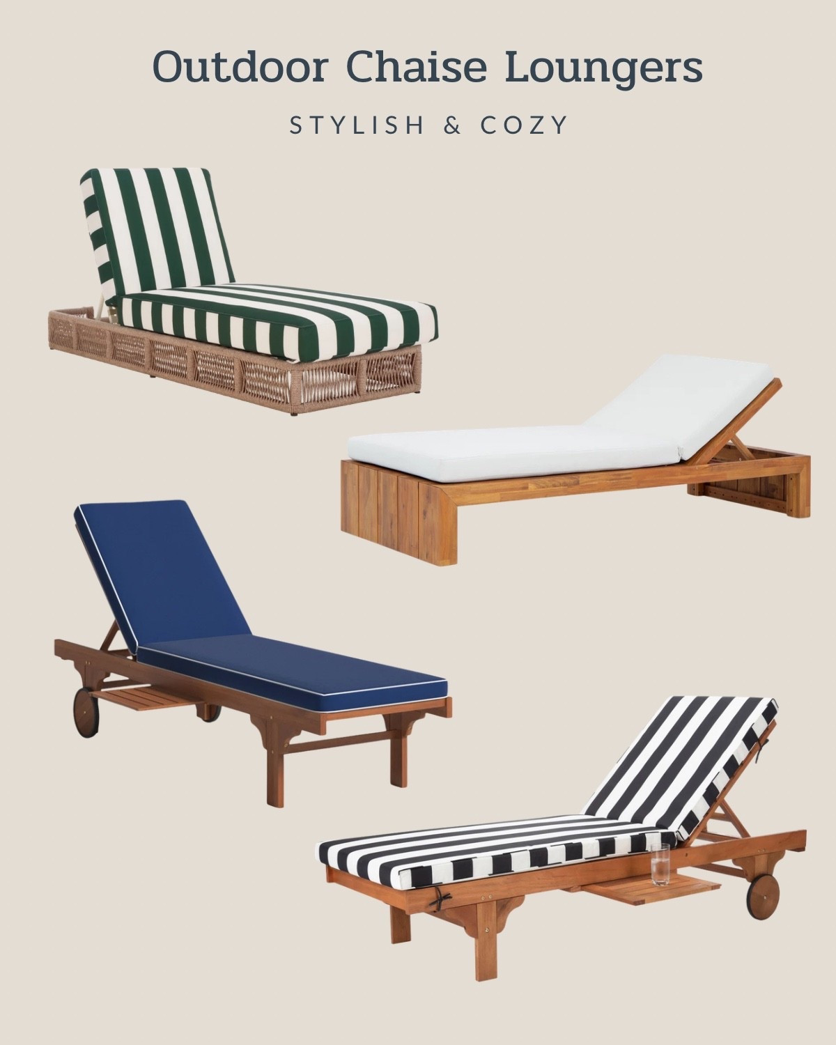 I need to upgrade the chaise in our backyard and I'm loving these options from @Wayfair . How about those adorable stripes?! #ad #wayfairpartner #wishyouwerehere #outdoor #wayfair

#LTKHome #LTKSaleAlert #LTKSeasonal