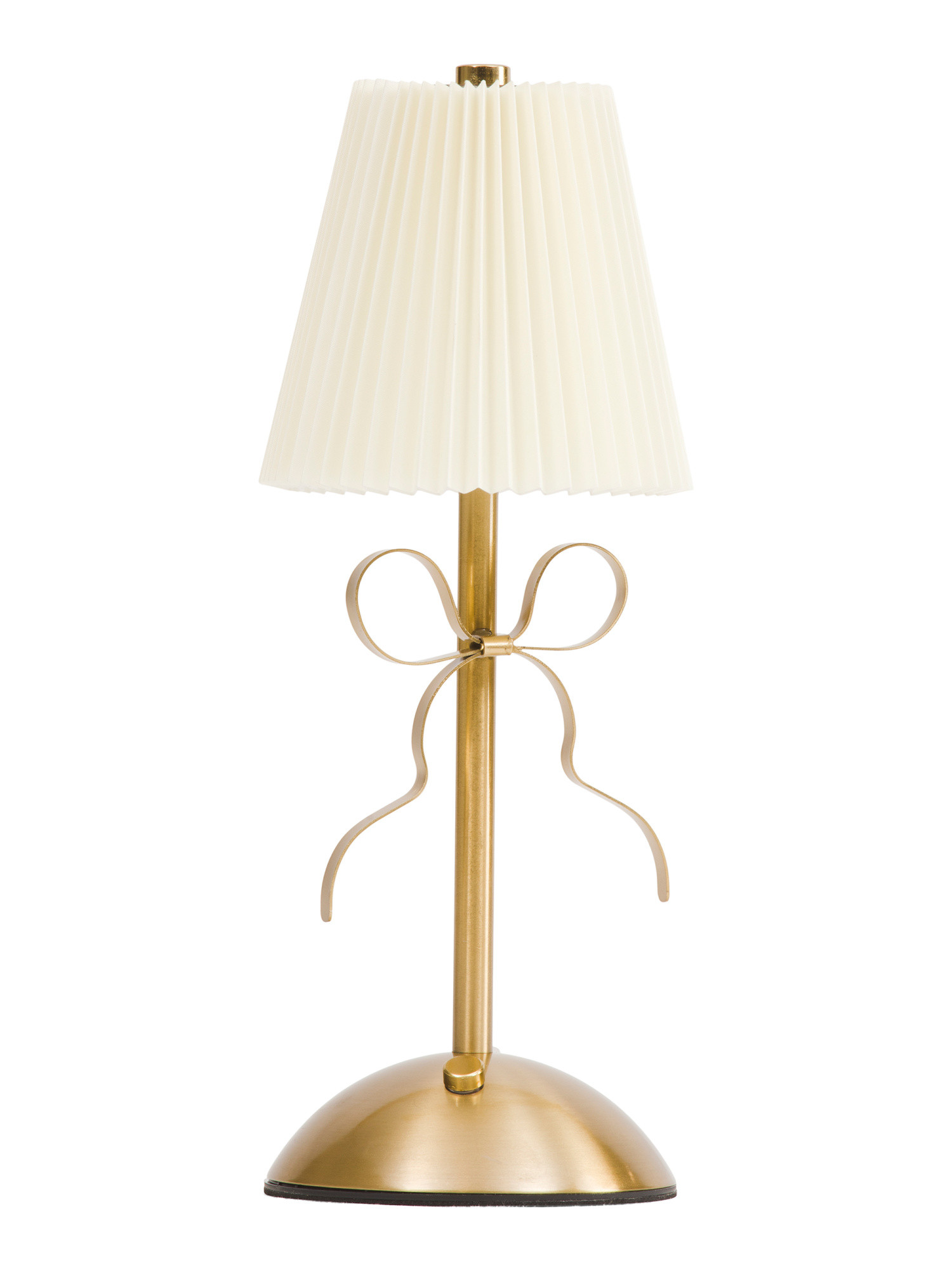 11.75in Metal Rechargeable Bow Touch Lamp | TJ Maxx
