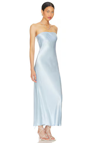 SNDYS X Revolve Angel Strapless Midi Dress in Light Blue from Revolve.com | Revolve Clothing (Global)