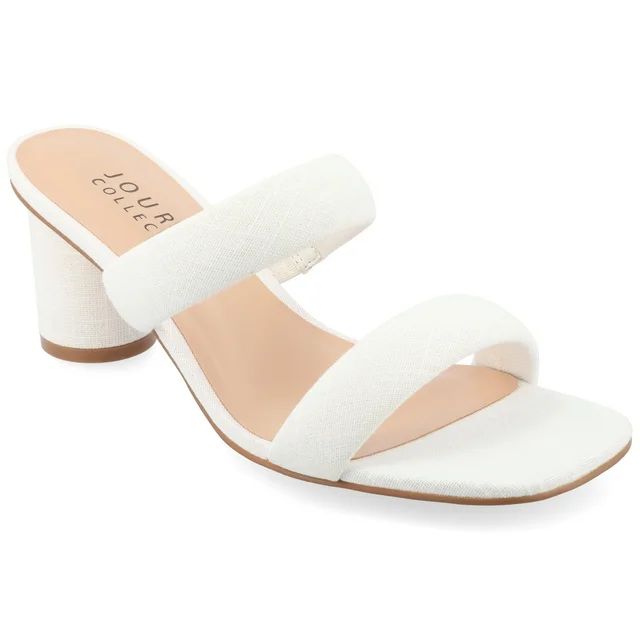 Journee Collection Womens Aniko Tru Comfort Foam Double Strap Slip On Sandals | Walmart (US)