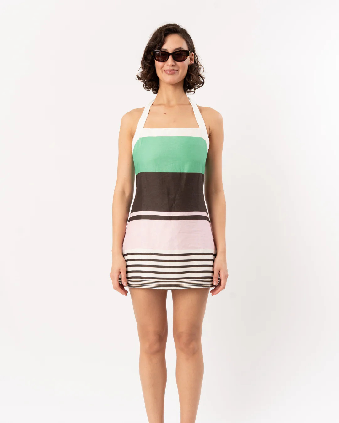 MAYA HALTER MINI DRESS | FEBE Clothing