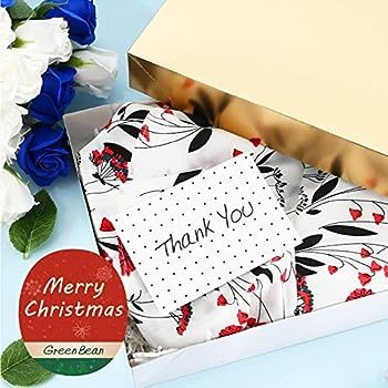 GREEN BEAN Christmas Gift Boxes for clothes 14.5x9.5x2 Inches, Shirt Gift Boxes, Large Gift Boxes... | Amazon (US)