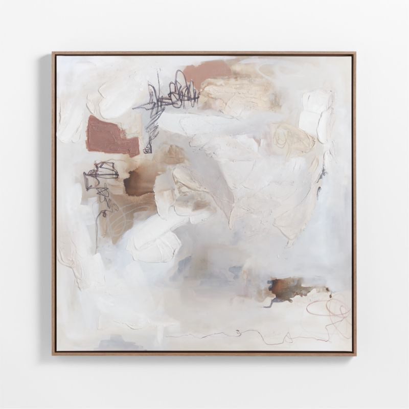 'Note to Self' Framed Giclée Wall Art Print 43.5"x37.5" by Huda Hashim | Crate & Barrel | Crate & Barrel