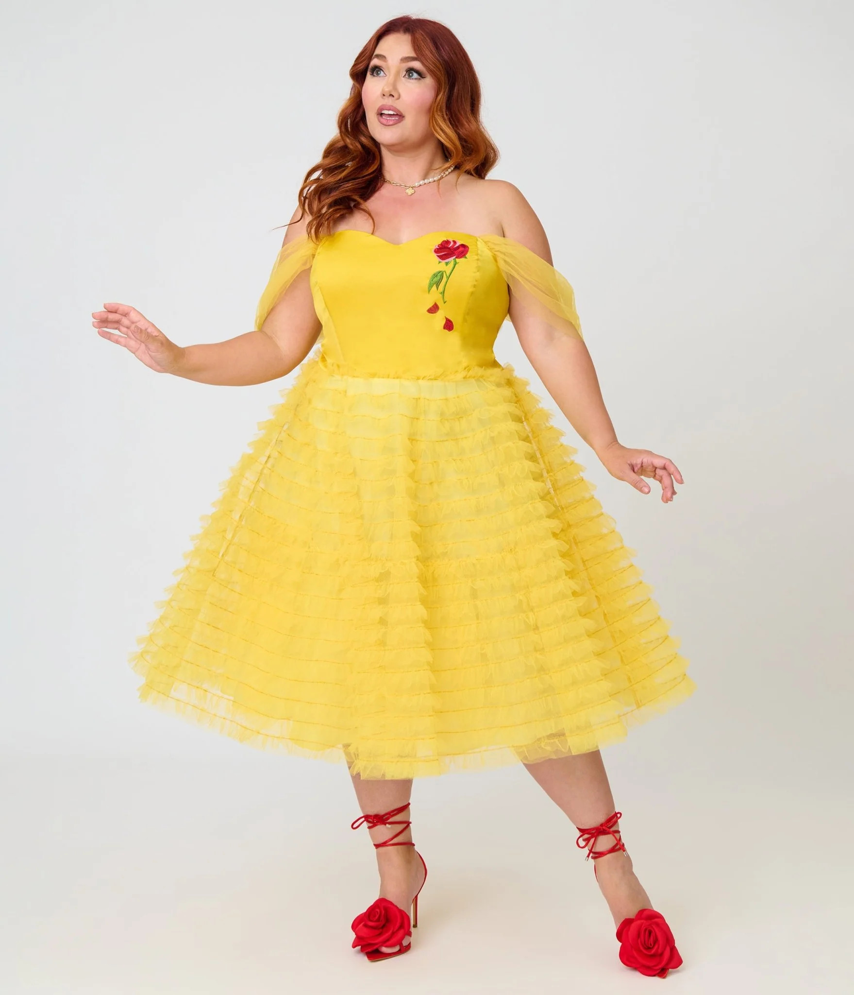 Disney Beauty & the Beast Collection by Unique Vintage Plus Size Yello | Unique Vintage - North America