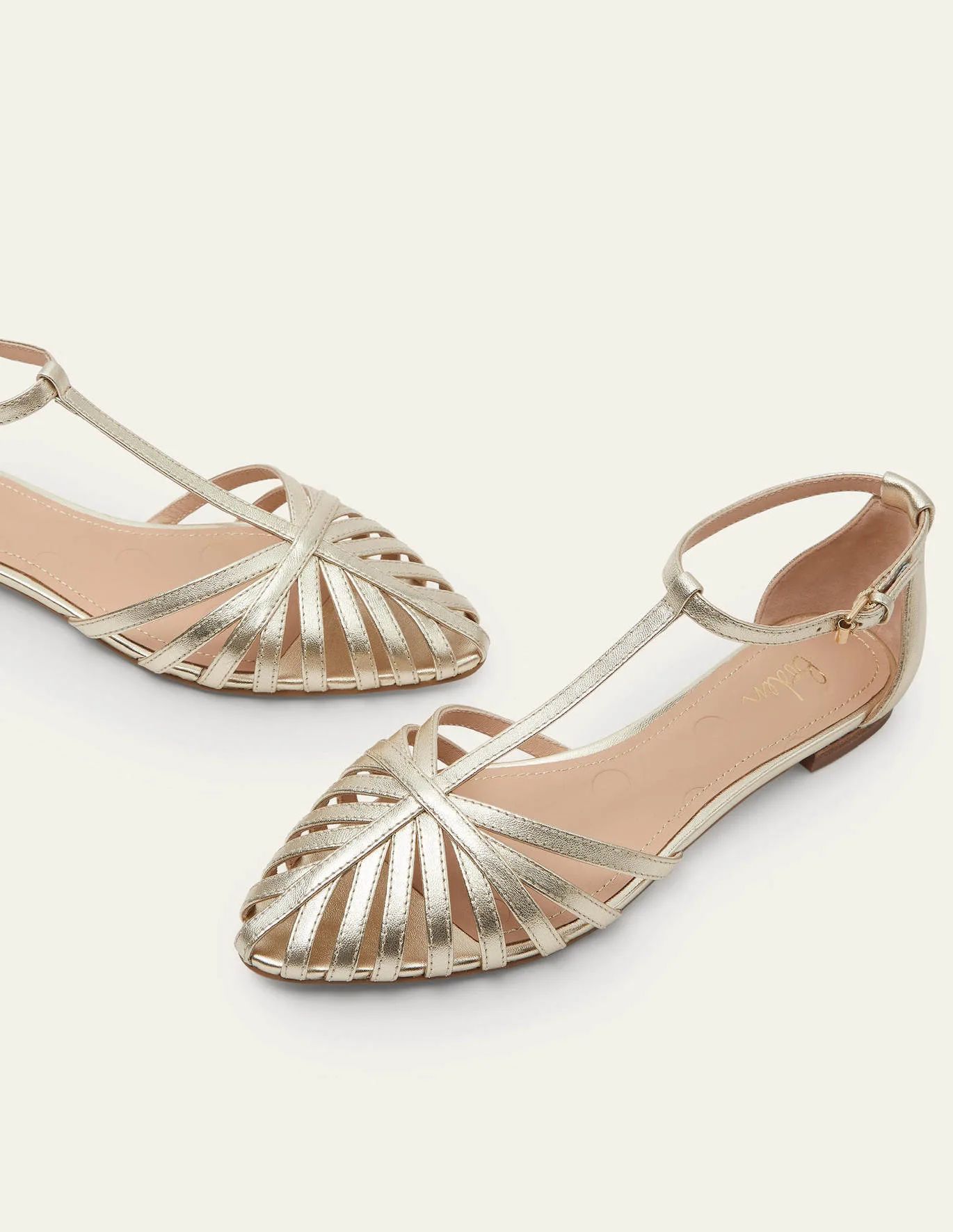 Tess Cage Flat Sandals | Boden (UK & IE)