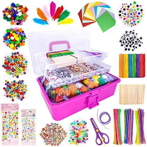 kortes Arts and Crafts for Kids Ages 4-12, Crafts Supplies & Storage | Amazon (US)