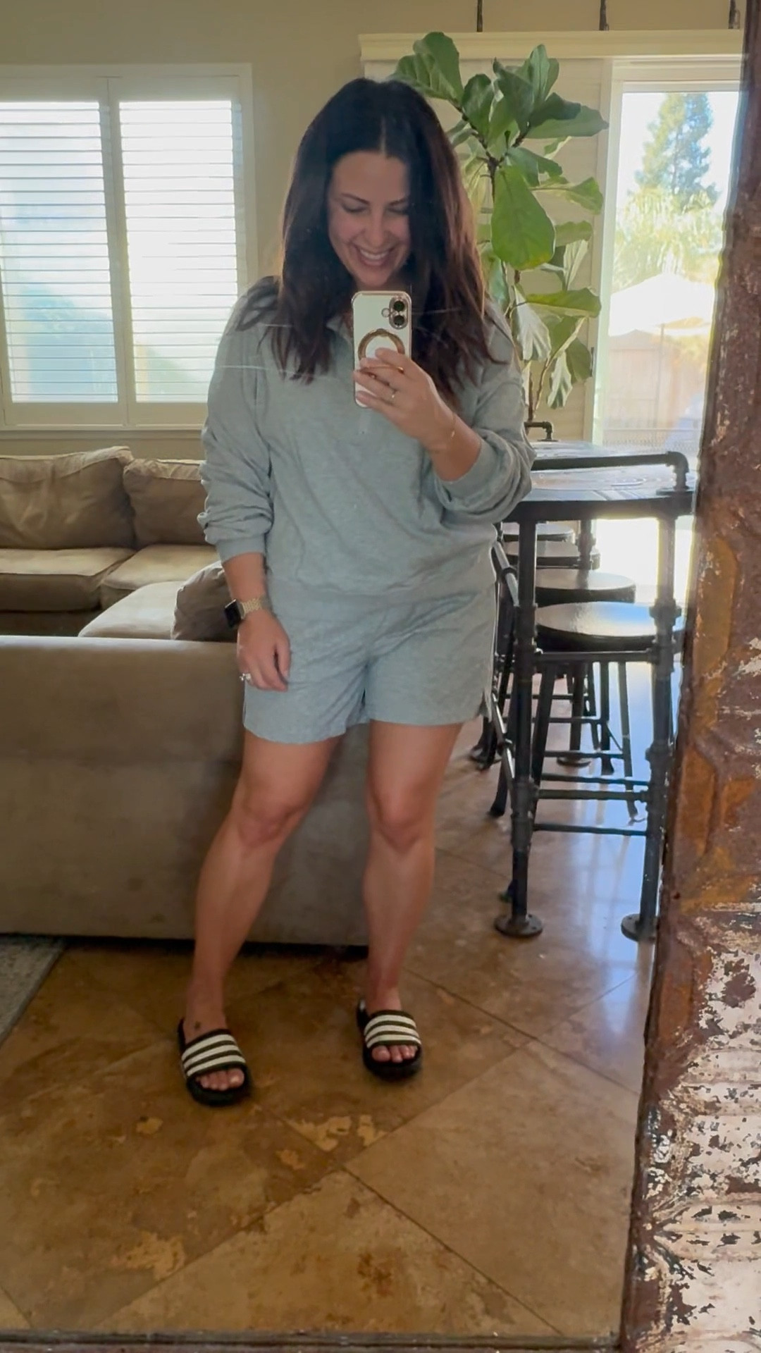 The comfiest two piece cotton set. Perfect for lounging, errands, workouts, weekend wear. Comes in lots of colors, runs tts, I’m wearing a small. Many colors/sizes are on sale, regularly $38. 

#LTKWatchNow #LTKTravel #LTKOver40
