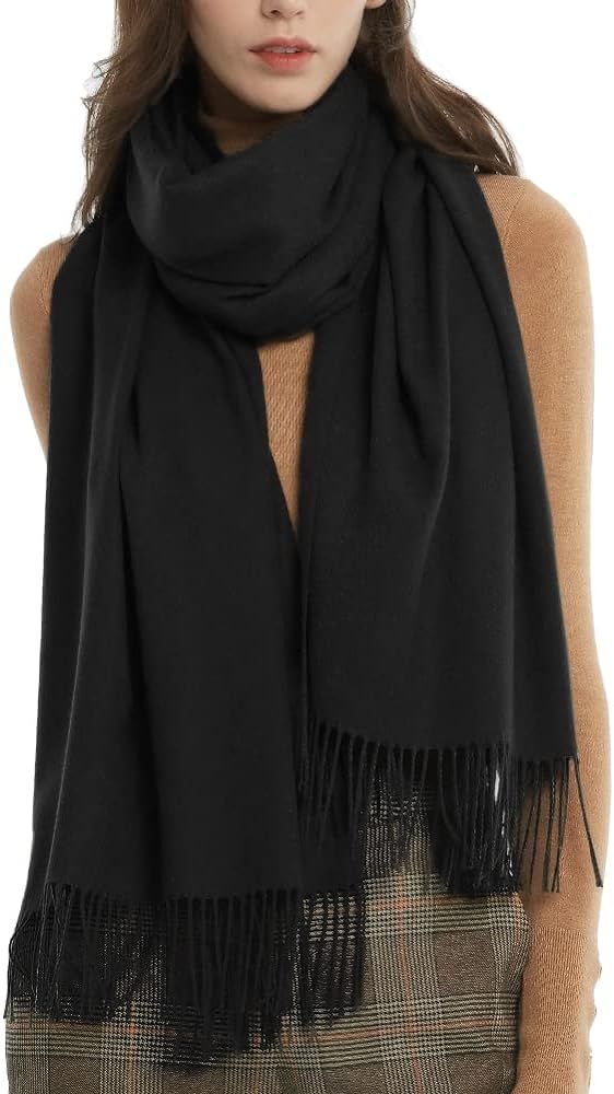 FURTALK Womens Winter Scarf Cashmere Feel Pashmina Shawl Wraps Soft Warm Blanket Scarves for Wome... | Amazon (US)