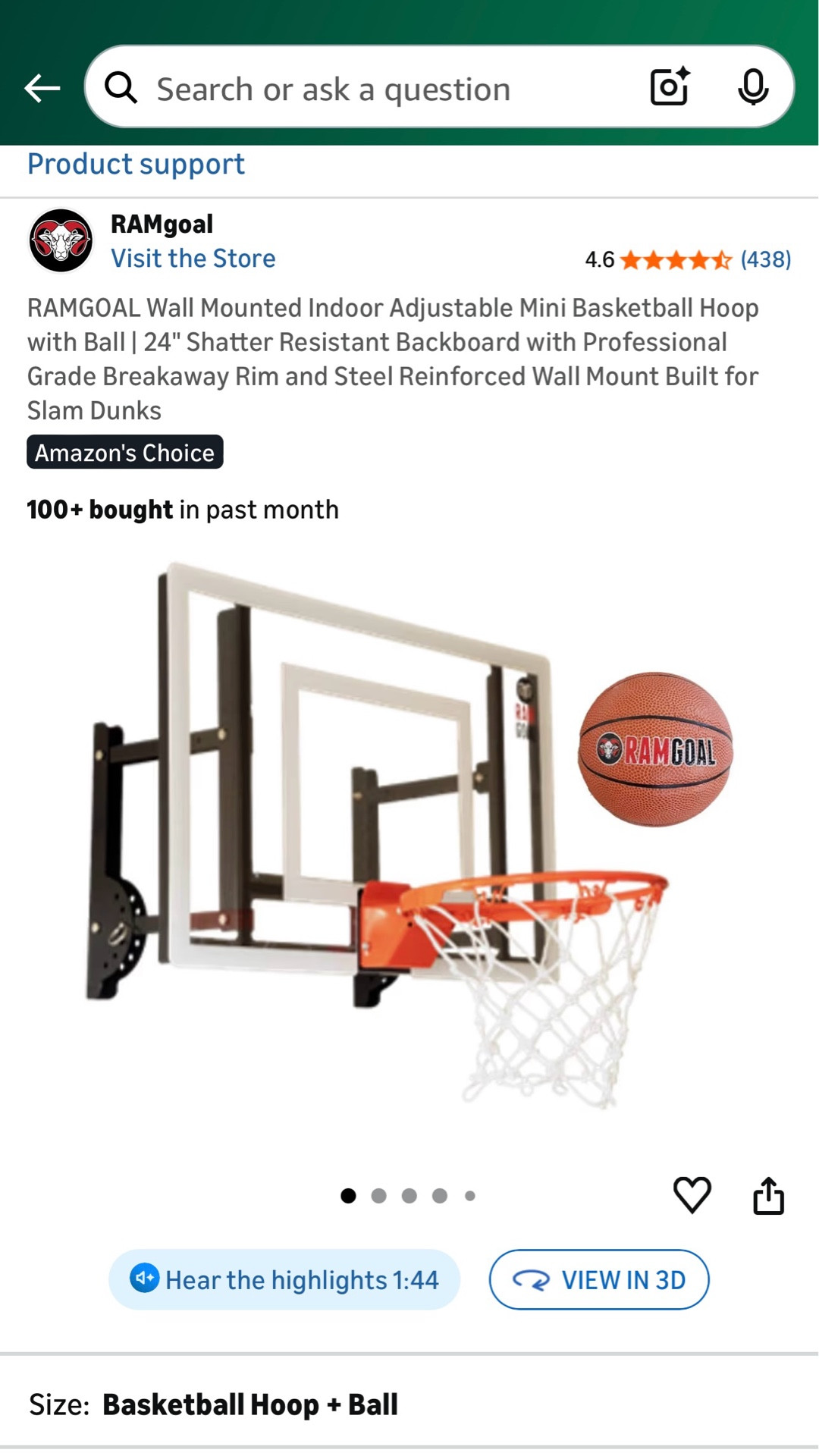 Mini basketball hoop 

#LTKHoliday #LTKGiftGuide #LTKKids