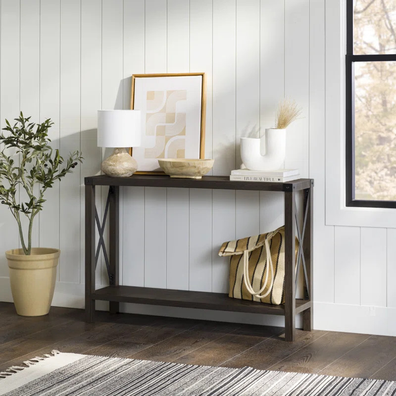 Larenda Entryway Table with Open Shelf Storage | Wayfair North America