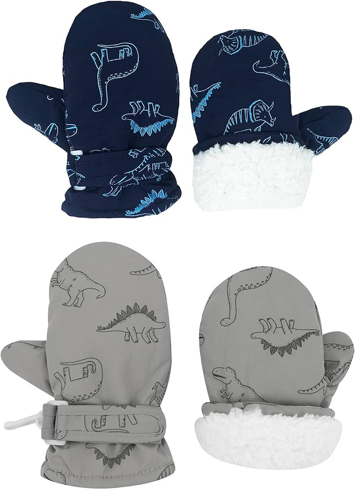 Urban Virgin Infant Baby Toddler Kids Winter Mittnes Lined Fleece Warm Waterproof Ski Snow Gloves... | Amazon (US)