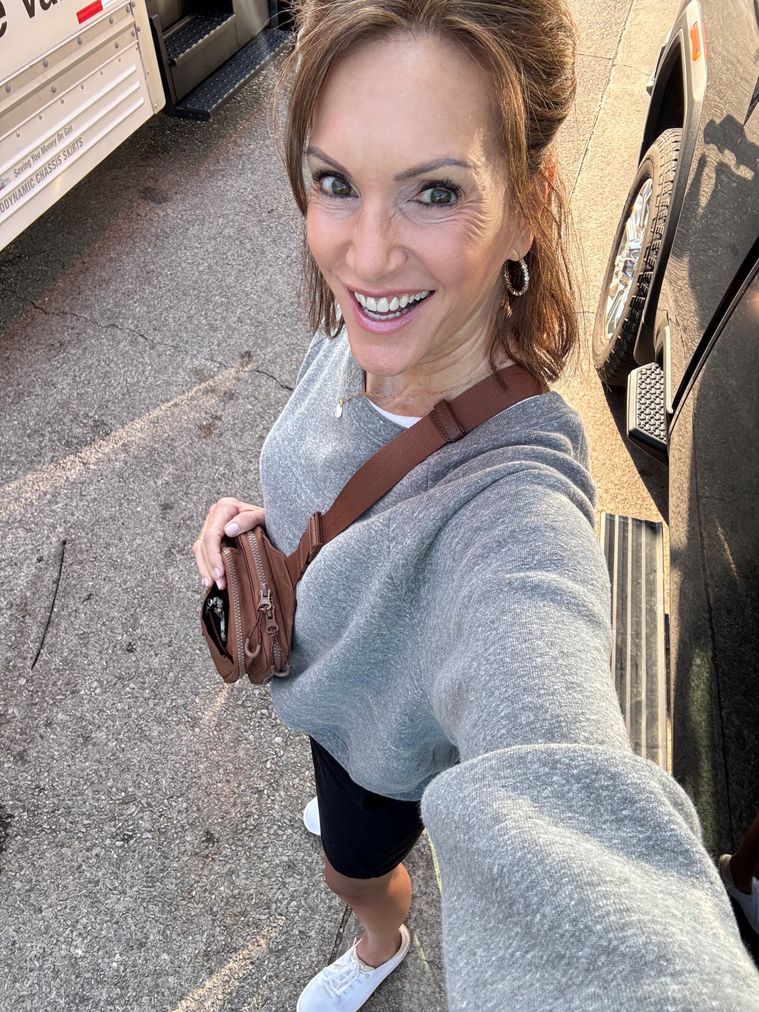 Softest sweatshirt - large 
Activewear everyday skirt / size 10 I think it runs small in the waist 
Tank - medium
Wide toe box sneakers that can be worn as mules 
Fave travel sling bag 

Travel style



#LTKTravel #LTKTall #LTKMidsize