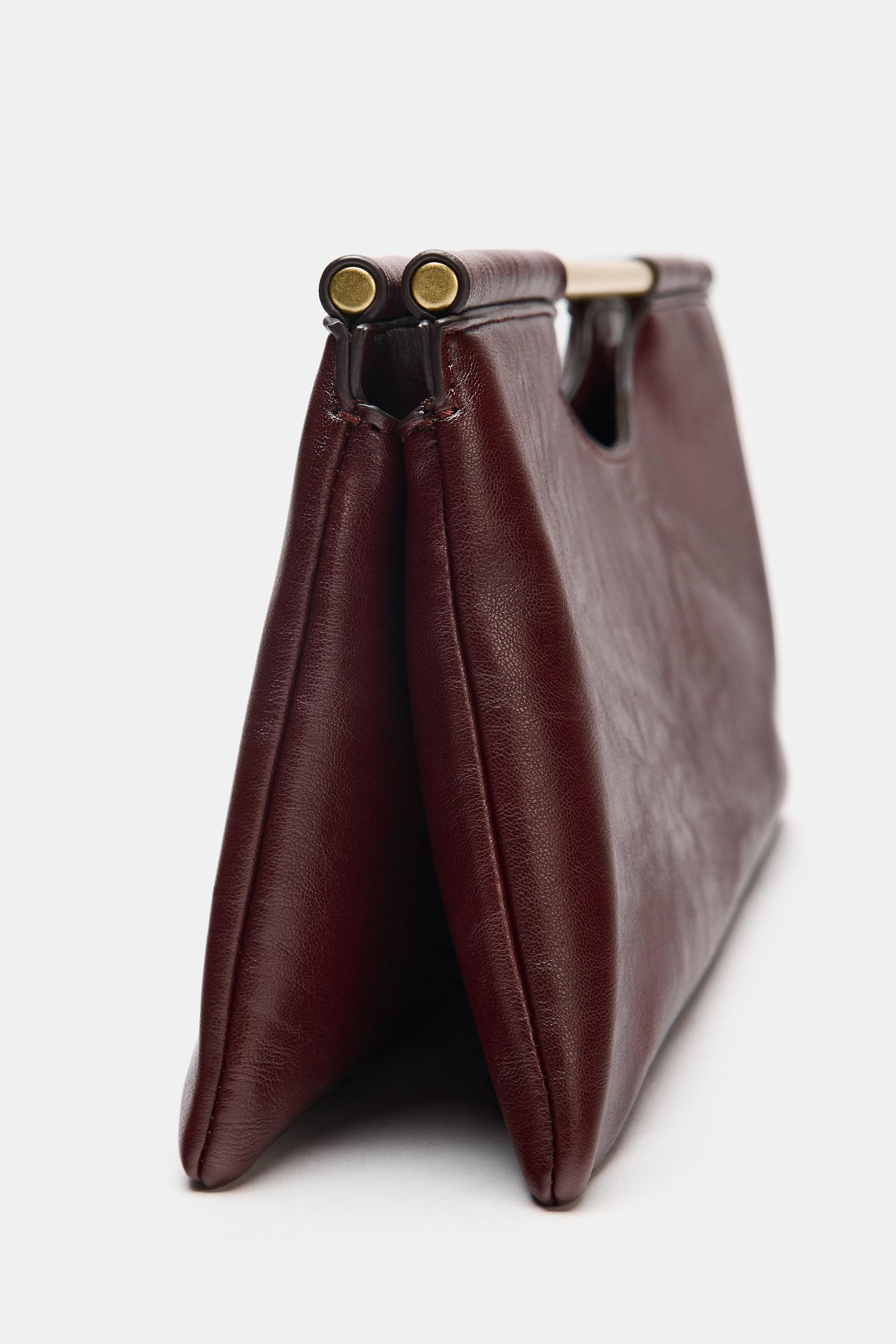 METALLIC HANDLE BAG | Zara US