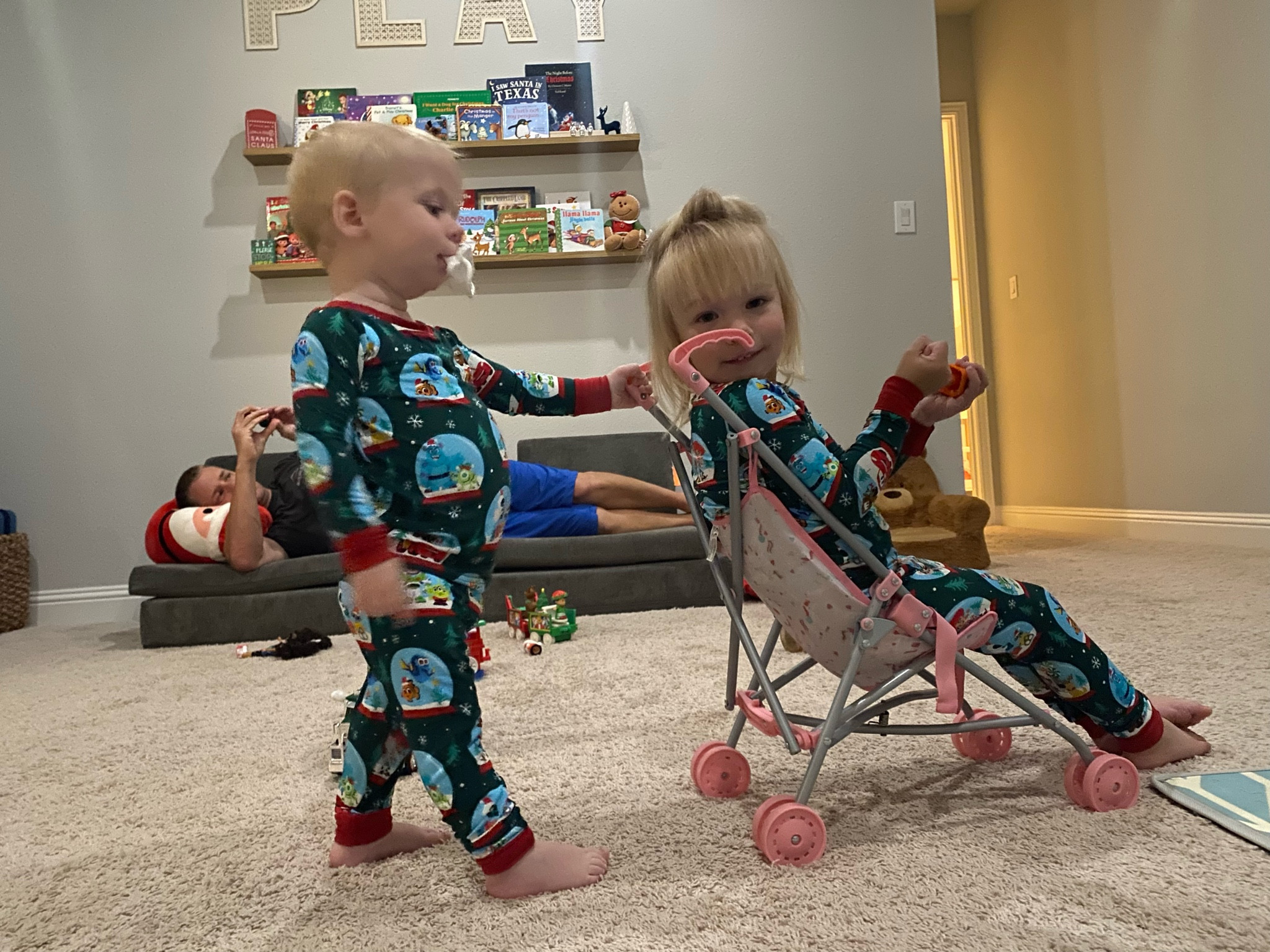 Christmas pjs are our favorite! These from little sleepies are still in stock. Camryn is in 4t and chase is in 18-24

Christmas pj, Christmas, toddler

#LTKHoliday #LTKSeasonal #LTKKids