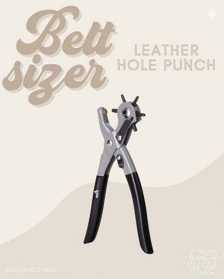Leather hole punch for resizing belts or handbag straps, from Amazon!

#LTKstyletip #LTKFind #LTKitbag